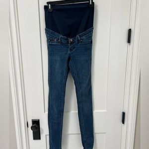 MAMA over the bump maternity jeans dark wash